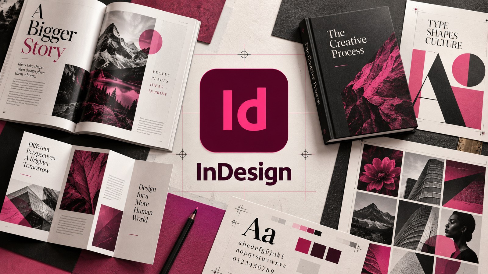 InDesign 产品识别与主要用途主视觉